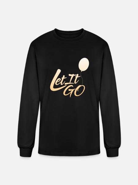 Let It GO - Men's Long Sleeve T-Shirt - black