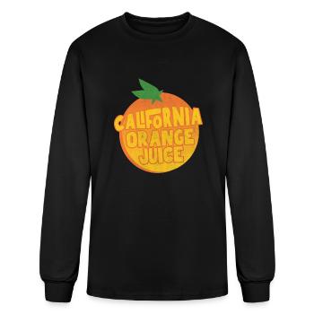 California Orange Juice - Men's Long Sleeve T-Shirt - black - Front