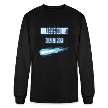 Halley s Comet - Men's Long Sleeve T-Shirt - black - Front