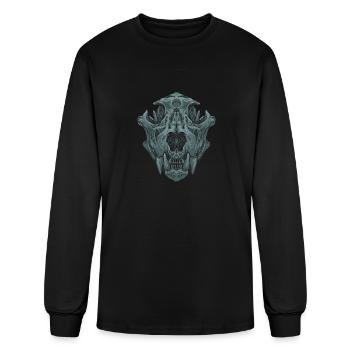 Ancient Skeleton - Men's Long Sleeve T-Shirt - black - Front