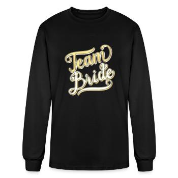 Team Bride - Men's Long Sleeve T-Shirt - black - Front
