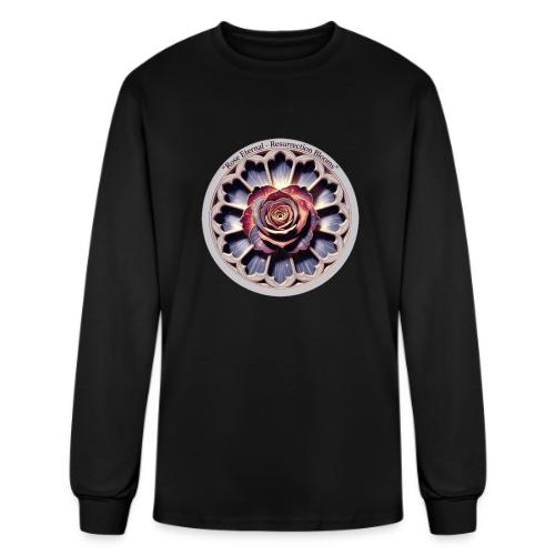Easter Rose Resurrection T Shirt, Spring Gift - Men's Long Sleeve T-Shirt