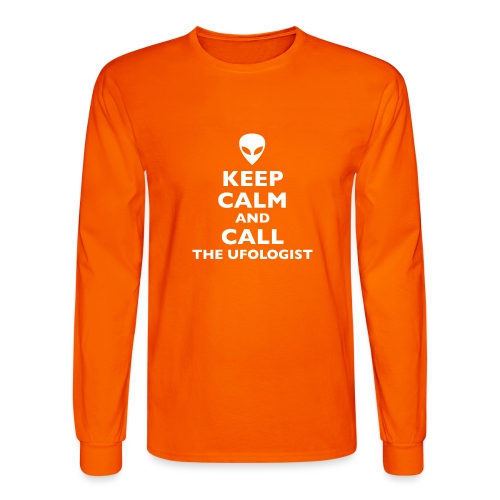 Keep Calm Call Ufologist - Men's Long Sleeve T-Shirt