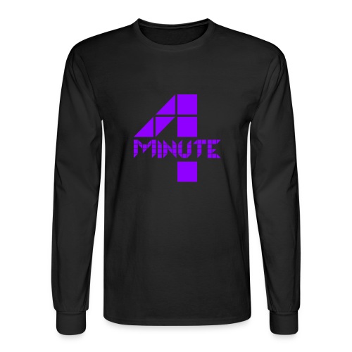 4Minute Logo in Purple Women's Hoodie - Men's Long Sleeve T-Shirt