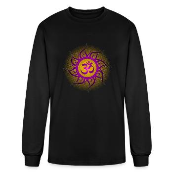 OM - Men's Long Sleeve T-Shirt - black - Front