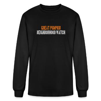 Great Pumpkin Neighborhood Watch - Men's Long Sleeve T-Shirt - black - Front
