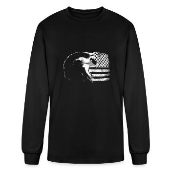 American Eagle - Men's Long Sleeve T-Shirt - black - Front