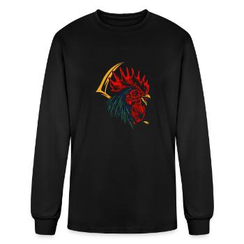 Red Rooster - Men's Long Sleeve T-Shirt - black - Front