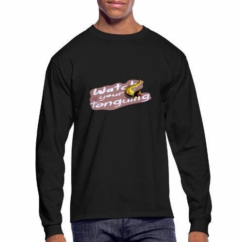 Saxophone players: Watch your tonguing!! red - Men's Long Sleeve T-Shirt