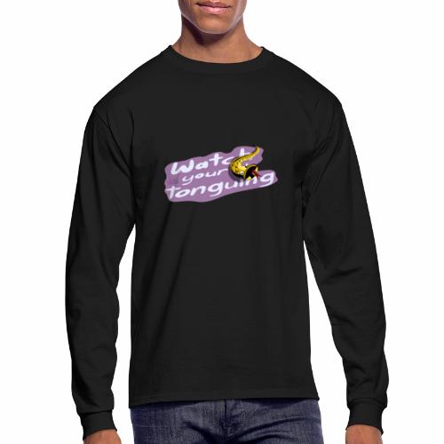 Saxophone players: Watch your tonguing!! pink - Men's Long Sleeve T-Shirt