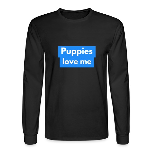 Puppies love me - Men's Long Sleeve T-Shirt