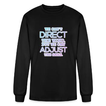Motivation slogan - Men's Long Sleeve T-Shirt - black - Front