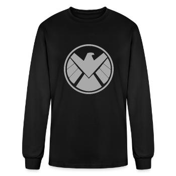 Eagle Logo Eagle - Men's Long Sleeve T-Shirt - black - Front