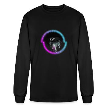 Tomber dans tout - j’ai regardé la réalité virtuelle - T-shirt à manches longues Homme - noir - Devant