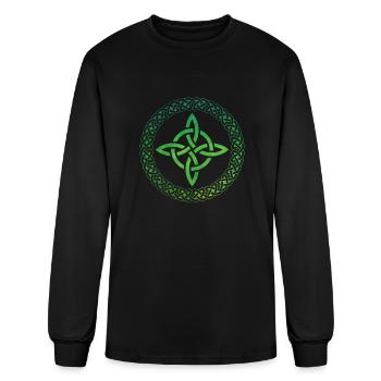 Celtic Knot - Men's Long Sleeve T-Shirt - black - Front