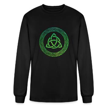 Celtic Knot - Men's Long Sleeve T-Shirt - black - Front