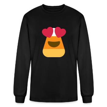 In Love Hearts - Men's Long Sleeve T-Shirt - black - Front
