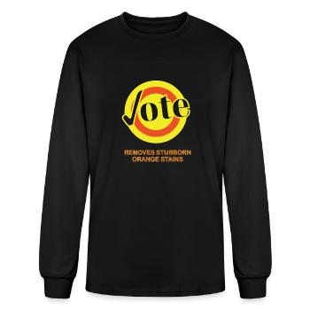 VOTE - Men's Long Sleeve T-Shirt - black - Front
