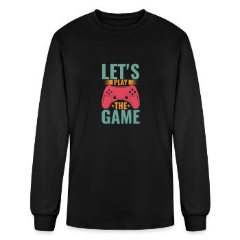 Let's Play The Game Best Design Products - Men's Long Sleeve T-Shirt - black - Front