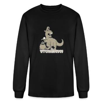 Witchasaurus Rex - Men's Long Sleeve T-Shirt - black - Front