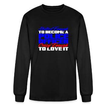 Police Officer Gift - Men's Long Sleeve T-Shirt - black - Front