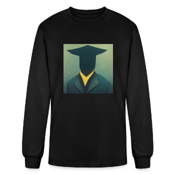 Lecturer - Men's Long Sleeve T-Shirt - black - Front