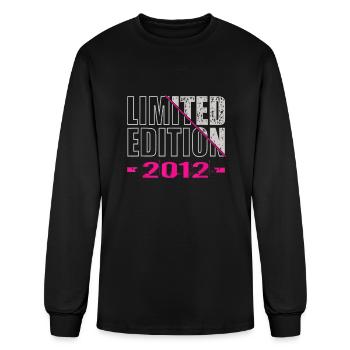 Limited Edition 2012 Retro Birthday 2012 - Men's Long Sleeve T-Shirt - black - Front