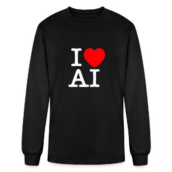 Ai Anguilla - Men's Long Sleeve T-Shirt - black - Front