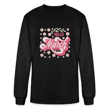 The third month - Men's Long Sleeve T-Shirt - black - Front