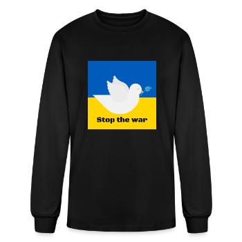 ukraine - Men's Long Sleeve T-Shirt - black - Front