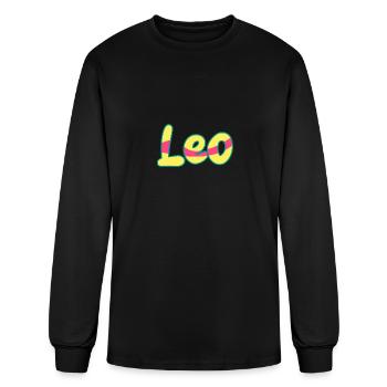 Leo Zodiac - Men's Long Sleeve T-Shirt - black - Front