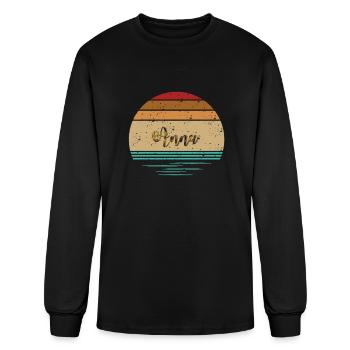 Anna Name Mom - Men's Long Sleeve T-Shirt - black - Front
