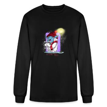 Freddy's old school tweet - Men's Long Sleeve T-Shirt - black - Front