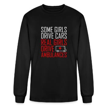 Ambulance Driver Women - Men's Long Sleeve T-Shirt - black - Front