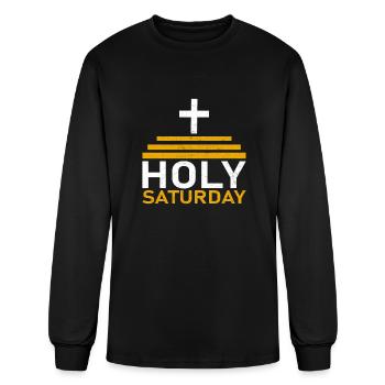 Holy Saturday - Men's Long Sleeve T-Shirt - black - Front