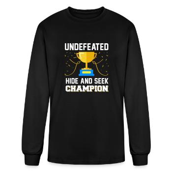 Hide And Seek Champion - Men's Long Sleeve T-Shirt - black - Front