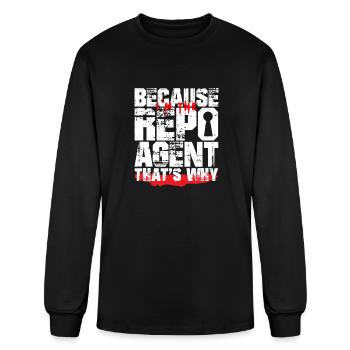 Repossession Agent - Men's Long Sleeve T-Shirt - black - Front