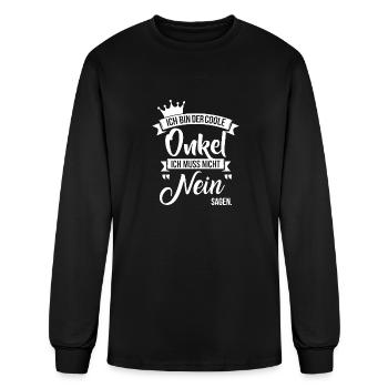 Cool Uncle Must Not No Say Witziger - Men's Long Sleeve T-Shirt - black - Front