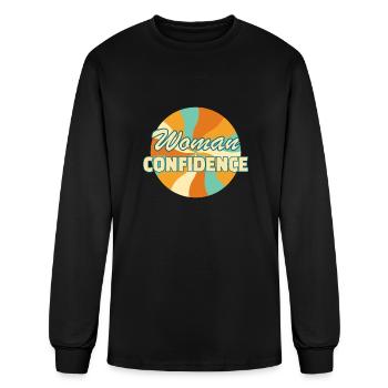Woman Confidence - Men's Long Sleeve T-Shirt - black - Front
