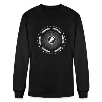 Rock and Roll - Men's Long Sleeve T-Shirt - black - Front