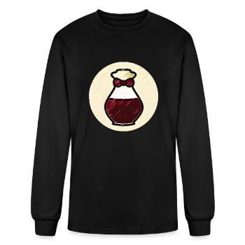 Bowtie Bourbon - Distressed - Men's Long Sleeve T-Shirt - black - Front