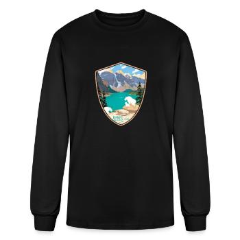 Banff national park - Men's Long Sleeve T-Shirt - black - Front