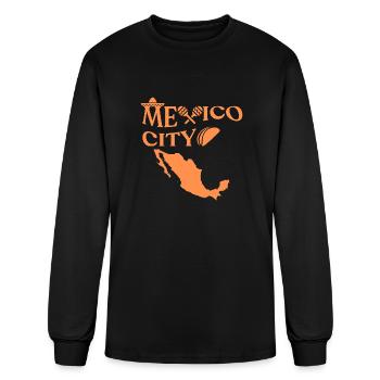 Mexico City - Men's Long Sleeve T-Shirt - black - Front