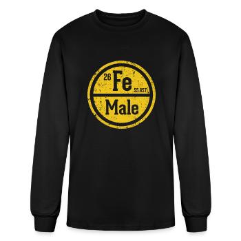The Original Man Of Iron - Men's Long Sleeve T-Shirt - black - Front