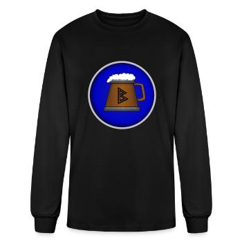 Bugmans Heraldry on Round Shield tumblr - Men's Long Sleeve T-Shirt - black - Front