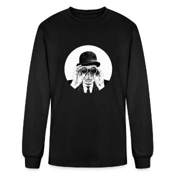watcher - Men's Long Sleeve T-Shirt - black - Front