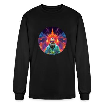 Transcendent Visions T-Shirt - Men's Long Sleeve T-Shirt - black - Front