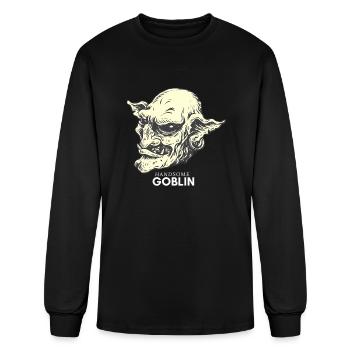 Handsome Goblin - Men's Long Sleeve T-Shirt - black - Front