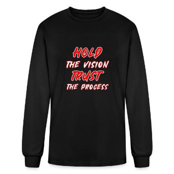 Vision Quote. - Men's Long Sleeve T-Shirt - black - Front