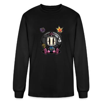 Bomb Guy - Men's Long Sleeve T-Shirt - black - Front